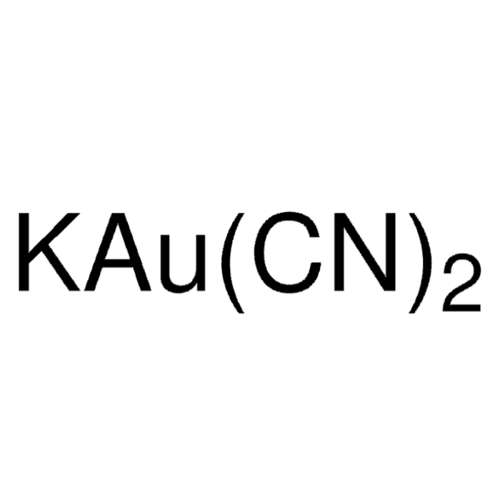 Gold(I) potassium cyanide - ≥99.95% metals basis, Au ≥67.6% CAS No(13967-50-5) by Aladdin Scientific