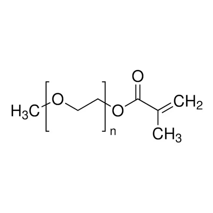 Poly(ethylene glycol) methyl ether methacrylate solution(PEGMA) - average Mn 2,000, 50 wt. % in H2O CAS No(26915-72-0) by Aladdin Scientific