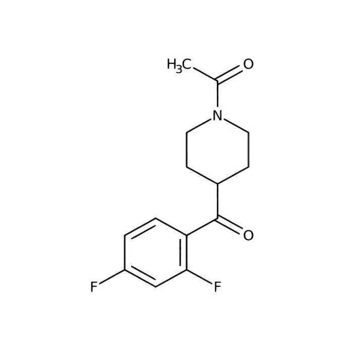 1-(4-(2，4-Difluorobenzoyl)piperidin-1-yl)ethanone - ≥98% CAS No(84162-82-3) by Aladdin Scientific