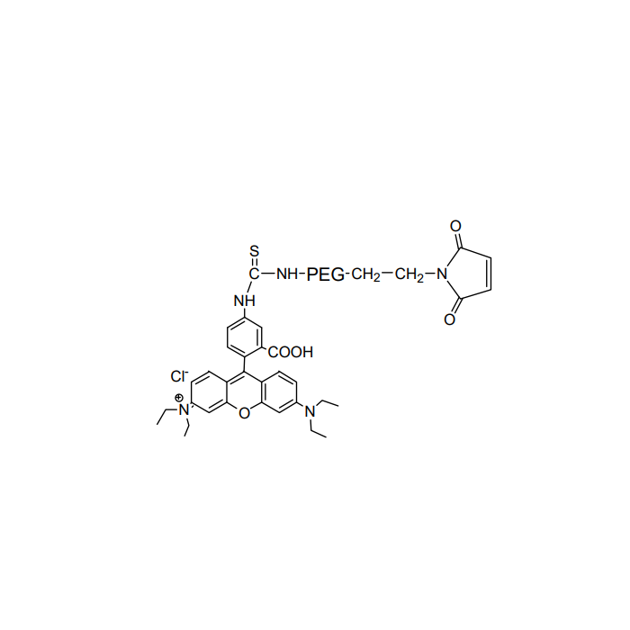 Rhodamine PEG Maleimide - MW 3400 Da  by Aladdin Scientific
