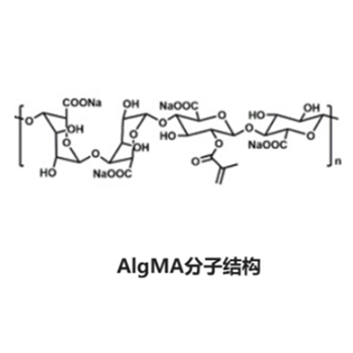 Sodium Methacrylate Alginate (AlgMA) - Medium viscosity Marking rate 10-30% Methyl propylene residue ≤ 100ppm  by Aladdin Scientific