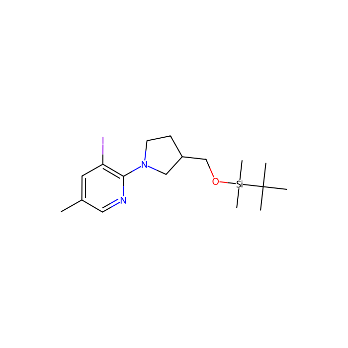 2-(3-((tert-Butyldimethylsilyloxy)methyl)pyrrolidin-1-yl)-3-iodo-5-methylpyridine -  CAS No(1203499-22-2) by Aladdin Scientific