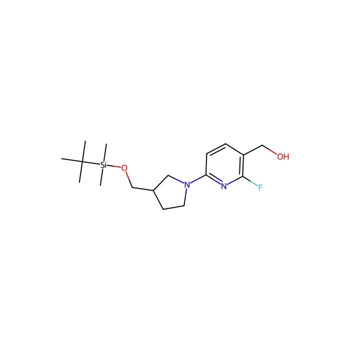 (6-(3-((tert-Butyldimethylsilyloxy)methyl)pyrrolidin-1-yl)-2-fluoropyridin-3-yl)methanol -  CAS No(1228665-50-6) by Aladdin Scientific