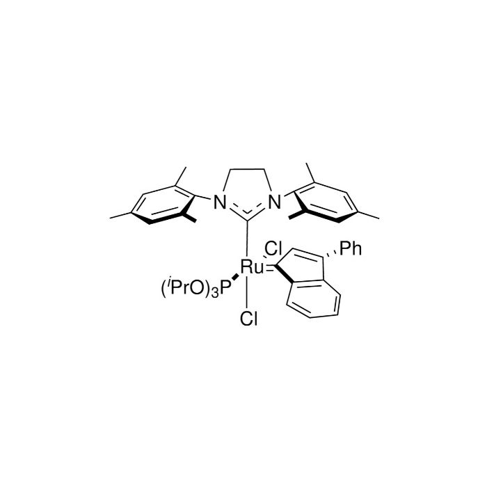 Tri(i-propoxy)phosphine(3-phenyl-1H-inden-1-ylidene)[1,3-bis(2,4,6-trimethylphenyl)-4,5-dihydroimidazol-2-ylidene]ruthenium (II) dichloride - ≥95% CAS No(1255536-61-8) by Aladdin Scientific
