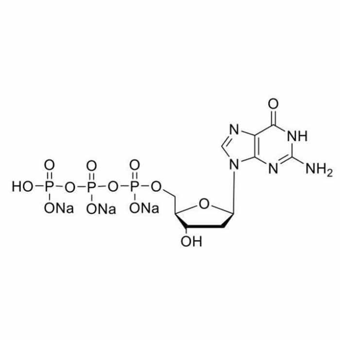 UltraPure dGTP (100mM) - BioReagent, DNase, RNase free, PCR Reagent, endotoxin tested, UltraBio™, Suitable for molecular biology, sterile, for DNA and RNA applications, ≥99%, 100mM CAS No(93919-41-6) by Aladdin Scientific