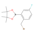 2-(Bromomethyl)-5-fluorophenylboronic acid, pinacol ester - 96%, used for , CAS No. 1030832-39-3, by Aladdin Scientific