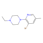 3-Bromo-2-(4-ethylpiperazino)-5-methylpyridine