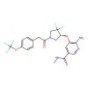 6-Amino-5-((1S)-2,2-difluoro-4-(2-(4-(trifluoromethoxy)phenyl)acetyl)cyclopentyloxy)-N-methylnicotinamide