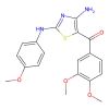 {4-Amino-2-[(4-methoxyphenyl)amino]-1,3-thiazol-5-yl}(3,4-dimethoxyphenyl)methanone