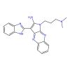 2-Amino-3-(1H-benzimidazol-2-yl)-N,N-dimethyl-1H-pyrrolo(2,3-b)quinoxaline-1-propanamine