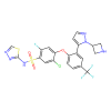 4-[2-[1-(3-azetidinyl)-1h-pyrazol-5-yl]-4-(trifluoromethyl)phenoxy]-5-chloro-2-fluoro-n-1,3,4-thiadiazol-2-yl benzenesulfonamide