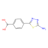 4-(5-Amino-1,3,4-thiadiazol-2-yl)phenylboronic acid - 98%, used for , CAS No. 957034-52-5, by Aladdin Scientific