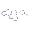 [2-(4-amino-1,2,5-oxadiazol-3-yl)-1-ethylimidazo[4,5-c]pyridin-7-yl]-[(3S)-3-aminopyrrolidin-1-yl]methanone