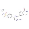 4-[5-amino-6-(1-oxo-1,2,3,4-tetrahydroisoquinolin-6-yl)pyrazin-2-yl]-N-cyclopropyl-N-methylbenzene-1-sulfonamide