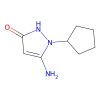 5-Amino-1-cyclopentyl-1H-pyrazol-3-ol