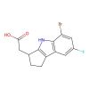 2-(5-Bromo-7-fluoro-1，2，3，4-tetrahydrocyclopenta[b]indol-3-yl)acetic acid
