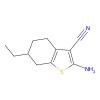2-Amino-6-ethyl-4,5,6,7-tetrahydrobenzo[b]thiophene-3-carbonitrile