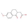 2-(6-methoxy-1-oxo-3,4-dihydro-2H-naphthalen-2-yl)acetic acid