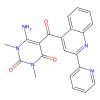 6-Amino-1,3-dimethyl-5-[2-(pyridin-2-yl)quinoline-4-carbonyl]-1,2,3,4-tetrahydropyrimidine-2,4-dione