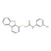 2-([1]benzofuro[3,2-d]pyrimidin-4-ylsulfanyl)-N-(3-hydroxyphenyl)acetamide