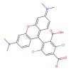 4-(3,6-Bis(dimethylamino)xanthylium-9-yl)-3-carboxy-2,5-dichlorobenzoate