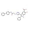 3-{1-[3-(biphenyl-4-ylamino)-3-oxopropyl]-1H-1,2,3-triazol-4-yl}-6-hydroxy-1-methyl-2-phenyl-1H-indole-5-carboxylic acid