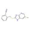 2-[[(6-bromo-1H-imidazo[4,5-b]pyridin-2-yl)thio]methyl]benzonitrile