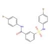Benzamide, N-(4-bromophenyl)-3-(((4-bromophenyl)amino)sulfonyl)