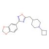 3-(Benzo[d][1,3]dioxol-5-yl)-5-((1-cyclobutylpiperidin-4-yl)methyl)-1,2,4-oxadiazole