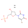 5-Bromo-2'-deoxyuridine-5'-monophosphate sodium salt - 98%, used for , CAS No. 51432-32-7, by Aladdin Scientific
