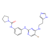 BX-912, Inhibitor of 3-phosphoinositide dependent protein kinase 1;Inhibitor of checkpoint kinase 1;Inhibitor of cyclin dependent kinase 2;Inhibitor of glycogen synthase kinase 3 beta;Inhibitor of kinase insert domain receptor;Inhibitor of protein kinase A