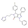 1-Benzyl-4-(4-bromophenyl)-5-(3-imidazol-1-ylpropyl)-3-phenyl-4H-pyrrolo[3,4-c]pyrazol-6-one