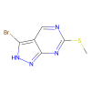 3-bromo-6-(methylsulfanyl)-1H-pyrazolo[3,4-d]pyrimidine