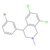 4-(3-bromophenyl)-6,8-dichloro-2-methyl-1,2,3,4-tetrahydroisoquinoline