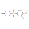 1-((3-Bromo-4-methoxyphenyl)sulfonyl)-4-methylpiperidine