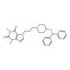 7-[3-(4-Benzhydryloxypiperidin-1-yl)propyl]-1,3-dimethylpurine-2,6-dione