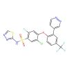 Benzenesulfonamide, 5-chloro-2-fluoro-4-[2-(4-pyridazinyl)-4-(trifluoromethyl)phenoxy]-N-1,3,4-thiadiazol-2-yl-