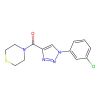 4-[1-(3-Chlorophenyl)-1H-1,2,3-triazole-4-carbonyl]thiomorpholine