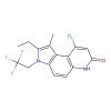 9-Chloro-2-ethyl-1-methyl-3-(2,2,2-trifluoroethyl)-3h-pyrrolo(3,2-f)quinolin-7(6h)-one