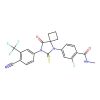 4-[7-[4-cyano-3-(trifluoromethyl)phenyl]-8-oxo-6-sulfanylidene-5,7-diazaspiro[3.4]octan-5-yl]-2-fluoro-N-methylbenzamide