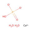 Calcium hydrogenphosphate dihydrate