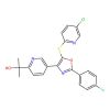 2-(5-(5-((5-Chloropyridin-2-yl)thio)-2-(4-fluorophenyl)oxazol-4-yl)pyridin-2-yl)propan-2-ol