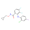 PD184352 (CI-1040), Dual specificity mitogen-activated protein kinase kinase 2 inhibitor