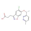 3-[5-Chloranyl-6-[(1~{r})-1-(6-Methylpyridazin-3-Yl)ethoxy]-1,2-Benzoxazol-3-Yl]propanoic Acid