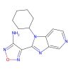 4-(1-cyclohexyl-1H-imidazo[4,5-c]pyridin-2-yl)-1,2,5-oxadiazol-3-amine