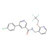 5-(4-chlorophenyl)-N-((2-(2,2,2-trifluoroethoxy)pyridin-3-yl)methyl)nicotinamide