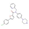 5-(4-chlorophenyl)-N-(4-piperazin-1-ylphenyl)-N-(pyridin-2-ylmethyl)furan-2-carboxamide