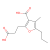 3-Carboxy-4-methyl-5-propyl-2-furanpropanoic acid