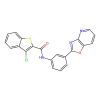 3-chloro-N-[3-([1,3]oxazolo[4,5-b]pyridin-2-yl)phenyl]-1-benzothiophene-2-carboxamide