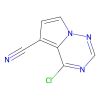 4-chloropyrrolo[2,1-f][1,2,4]triazine-5-carbonitrile - 97%, used for , CAS No. 1263286-52-7, by Aladdin Scientific